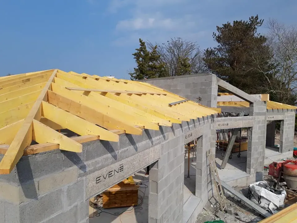 Charpente à Saint-Méen